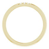 14K Yellow .04 CTW Natural Diamond Anniversary Band